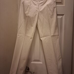 Express Straight Leg Pants in Cream